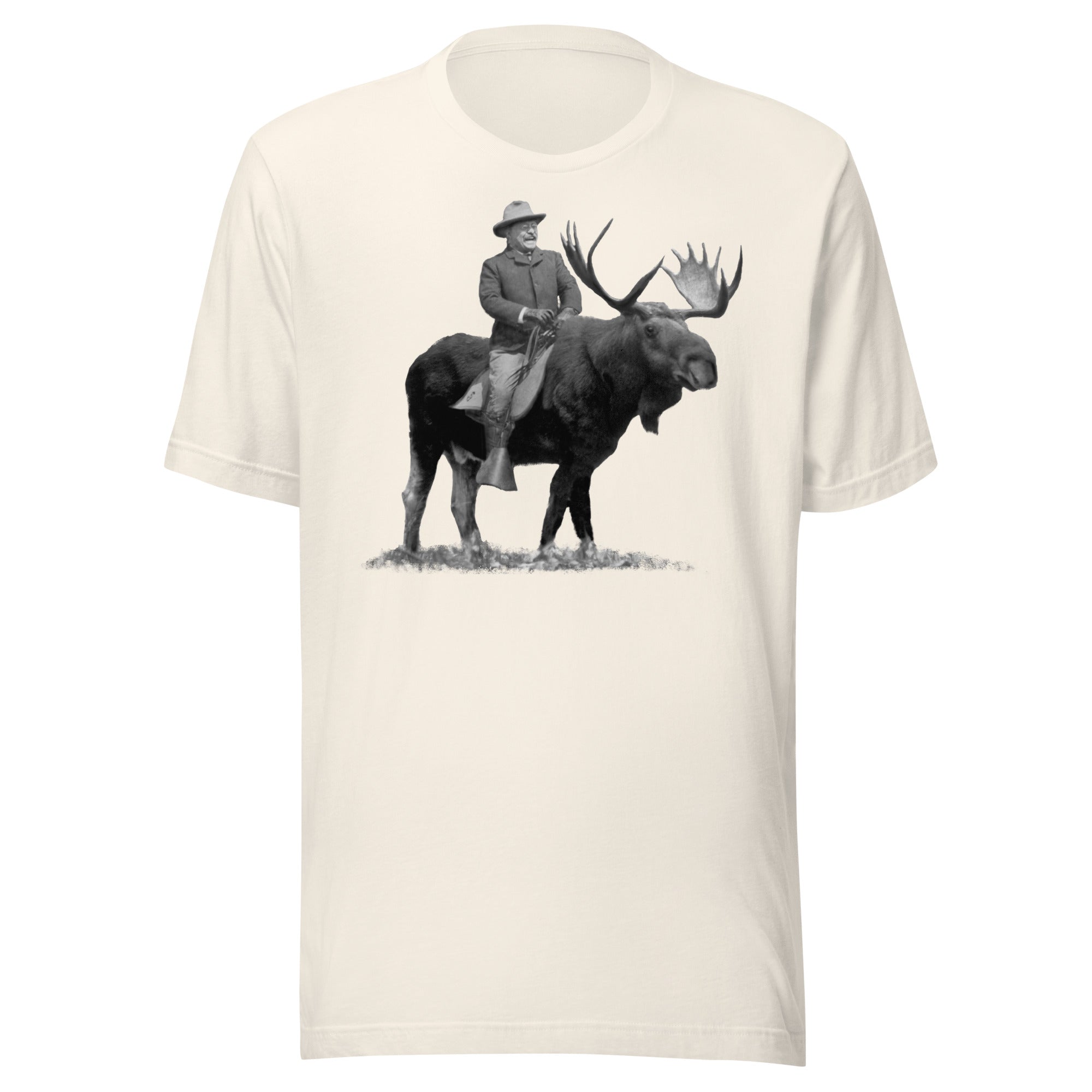 Teddy Roosevelt Riding A Bull Moose Tshirts