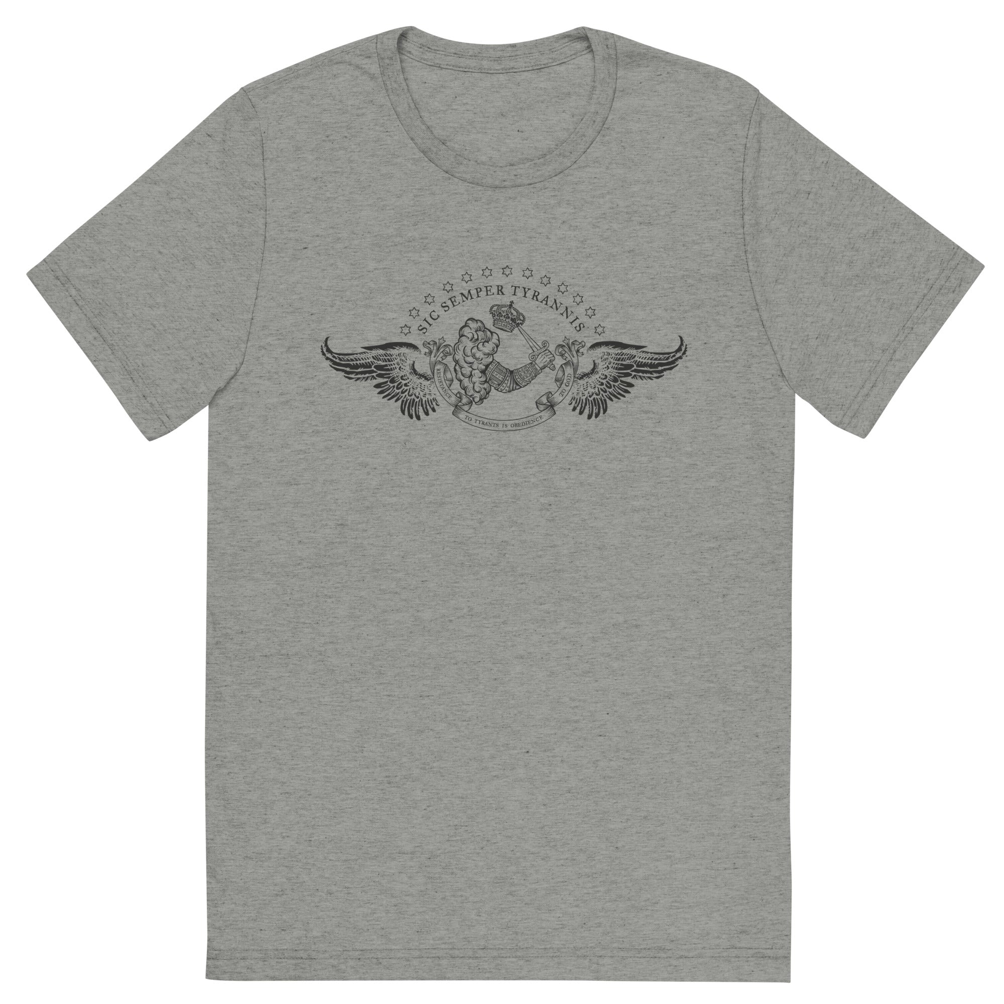 Resistance to Tyrants Gostelowe Battle Flag Tri-Blend T-Shirt