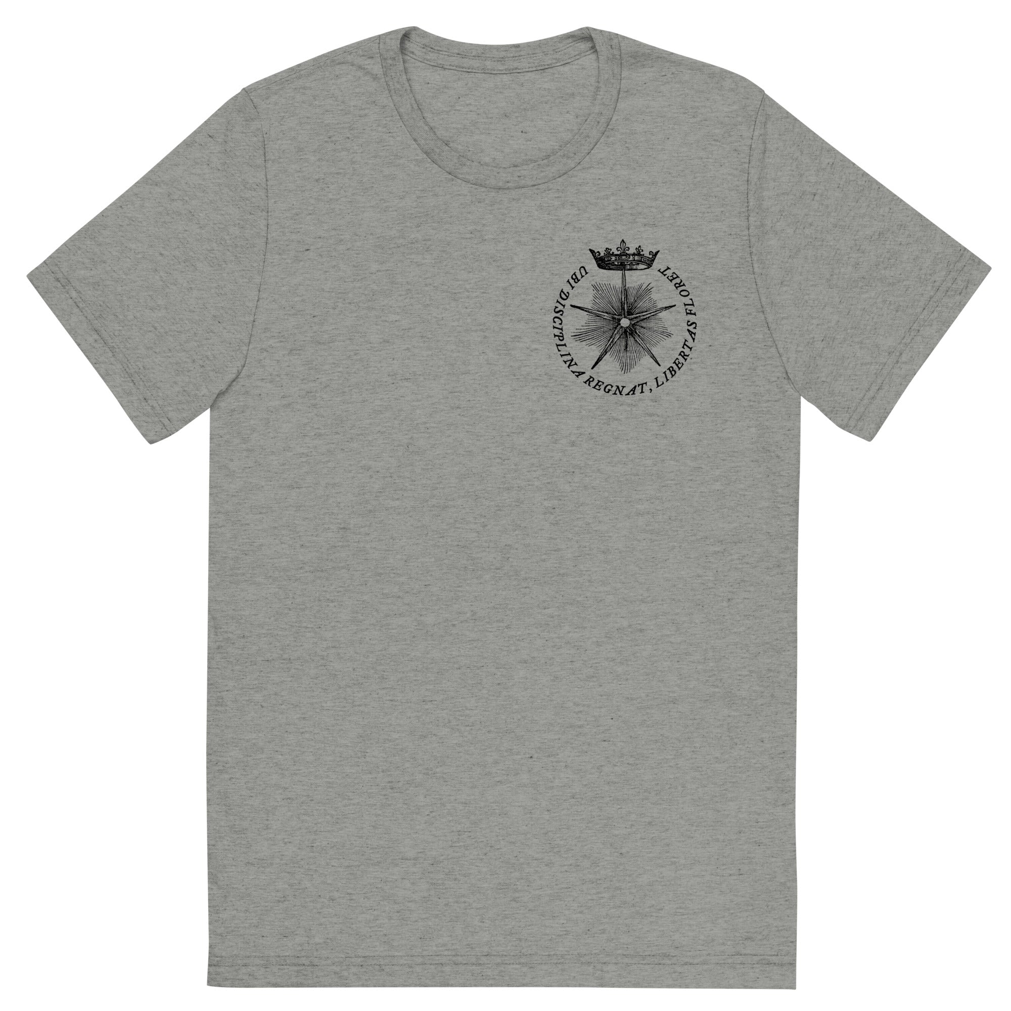 Where Discipline Reigns Liberty Flourishes Tri-Blend Graphic T-Shirt