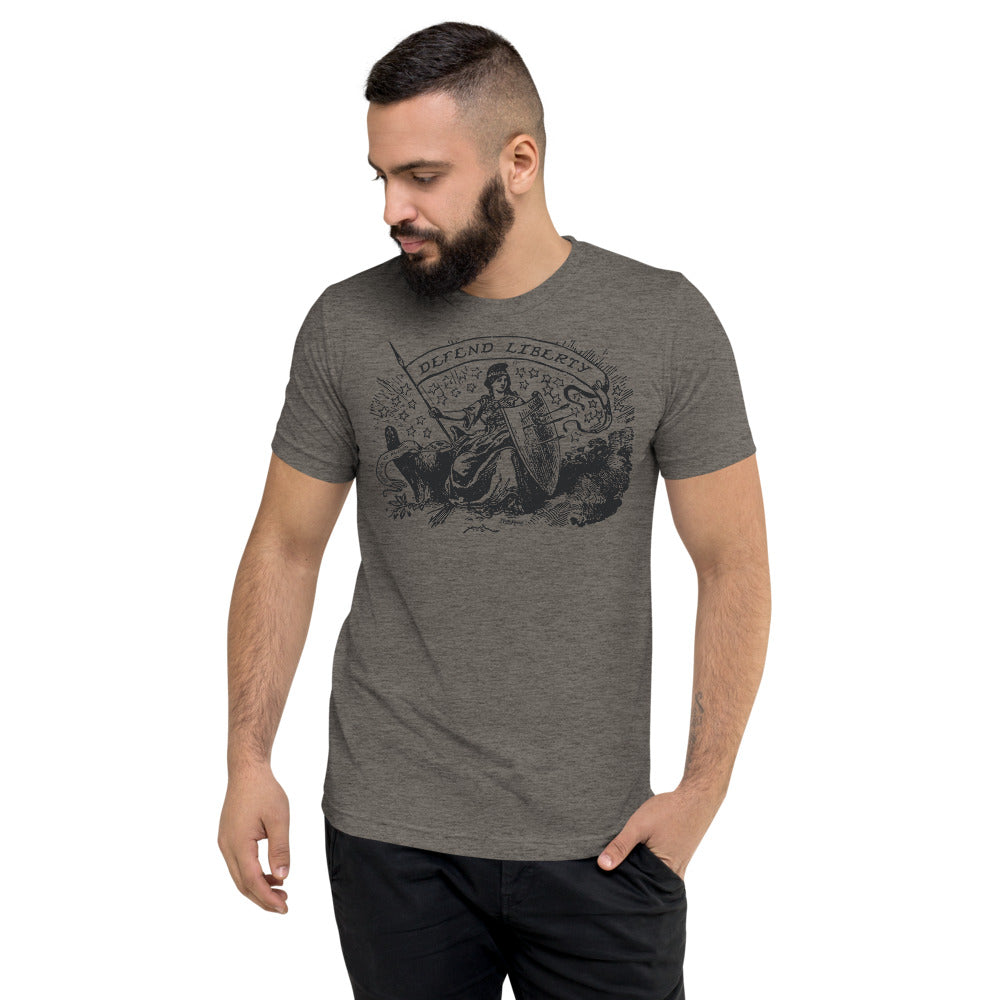 Defend Liberty Libertas Unisex Tri-Blend Track Shirt