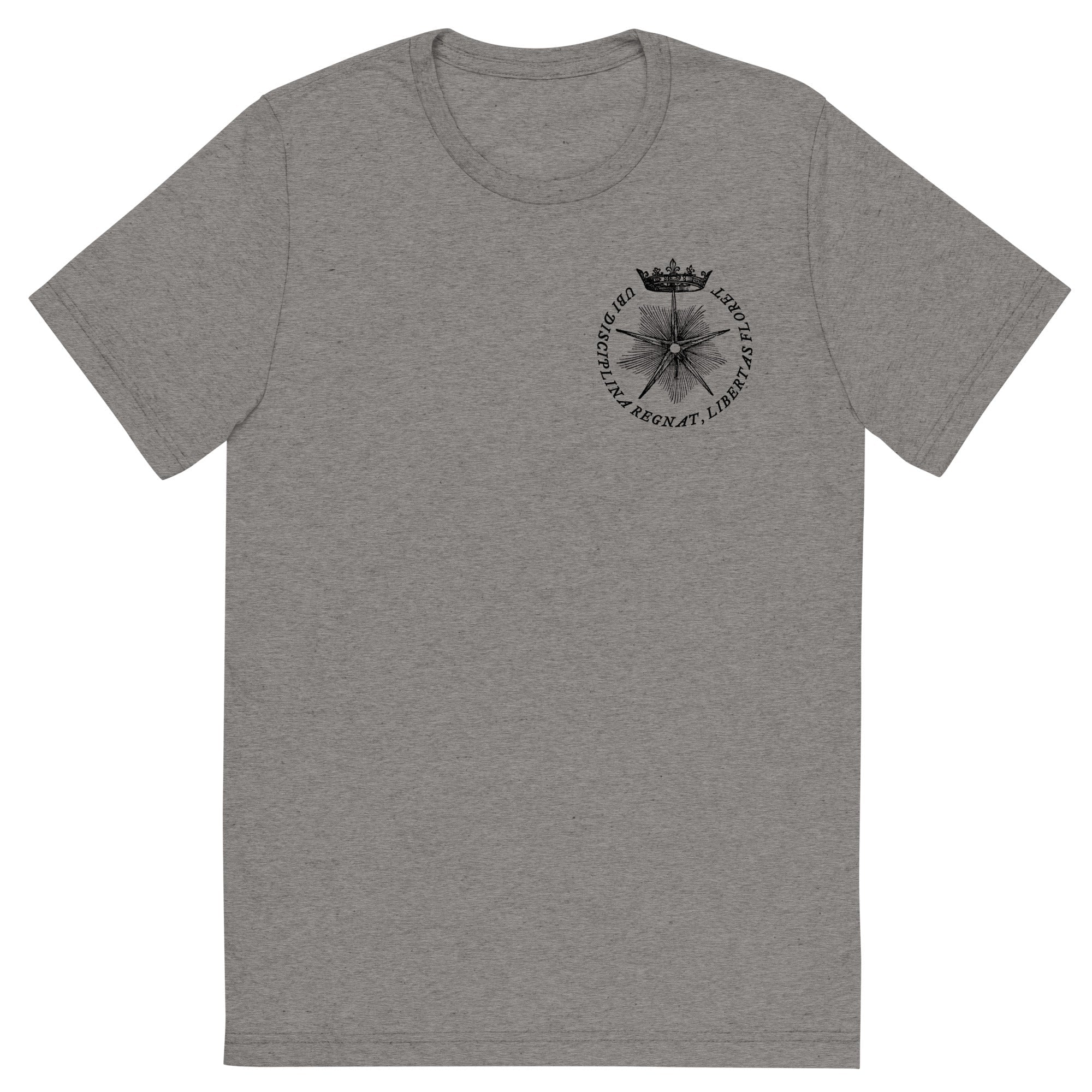 Where Discipline Reigns Liberty Flourishes Tri-Blend Graphic T-Shirt