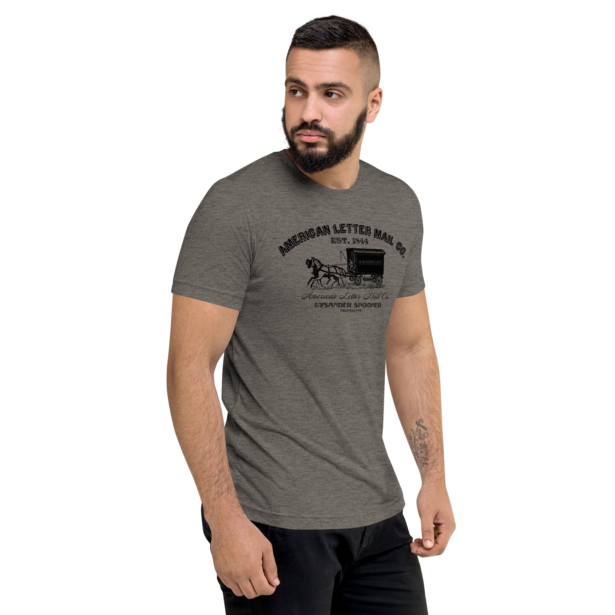 American Letter Mail Company Unisex Tri-Blend Track Shirt