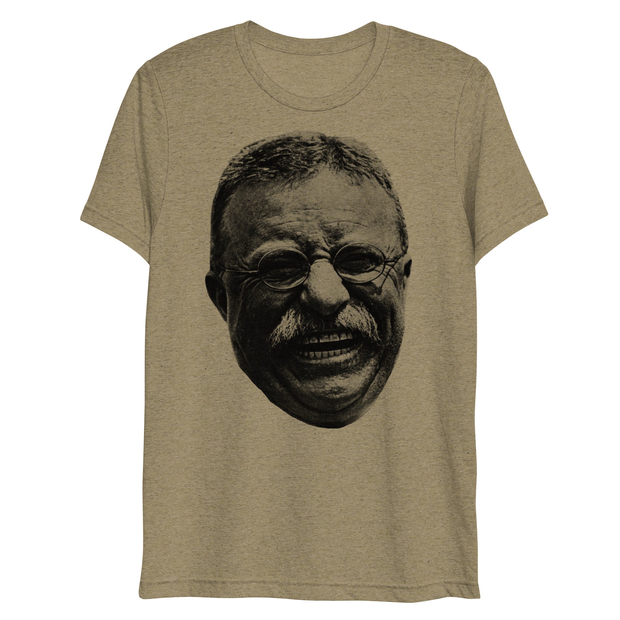 Teddy Roosevelt Laughing Triblend T-Shirt