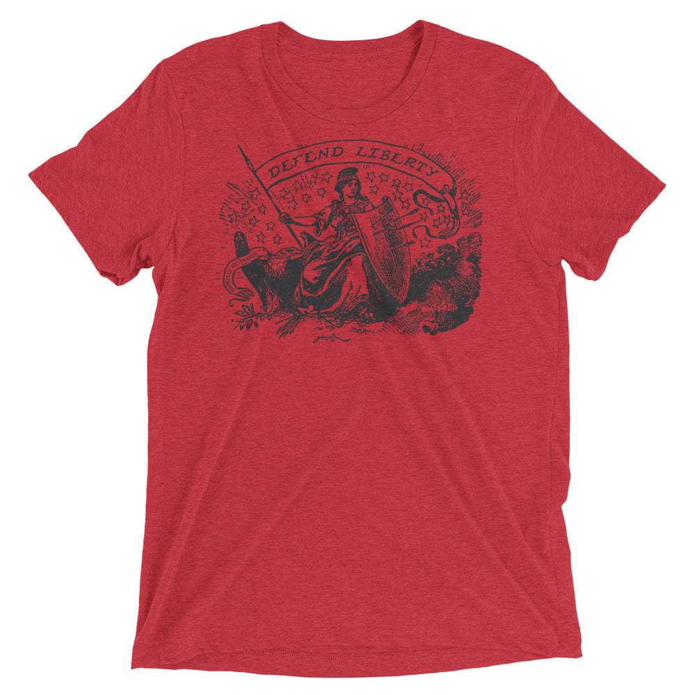 Defend Liberty Libertas Unisex Tri-Blend Track Shirt