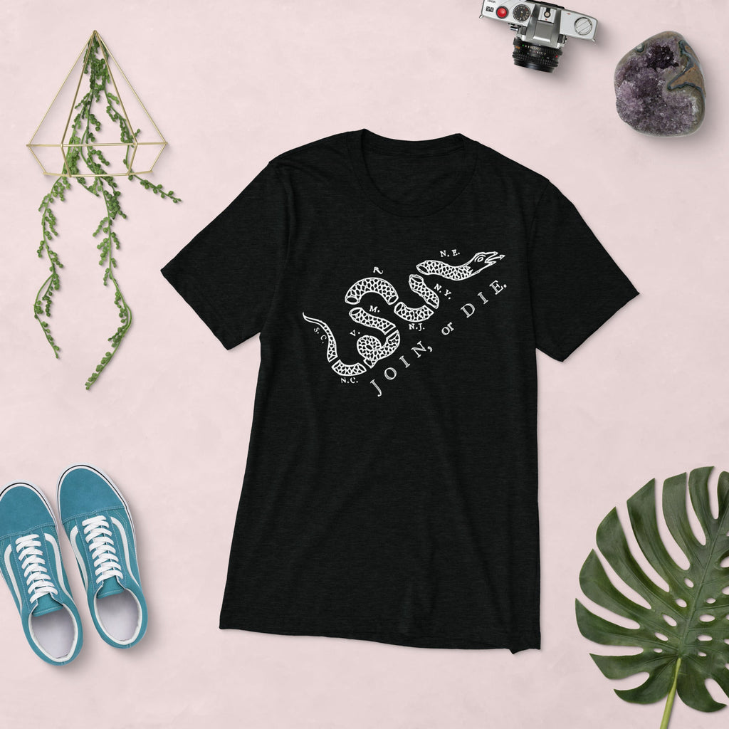 Join, or Die Tri-blend Graphic T-Shirt