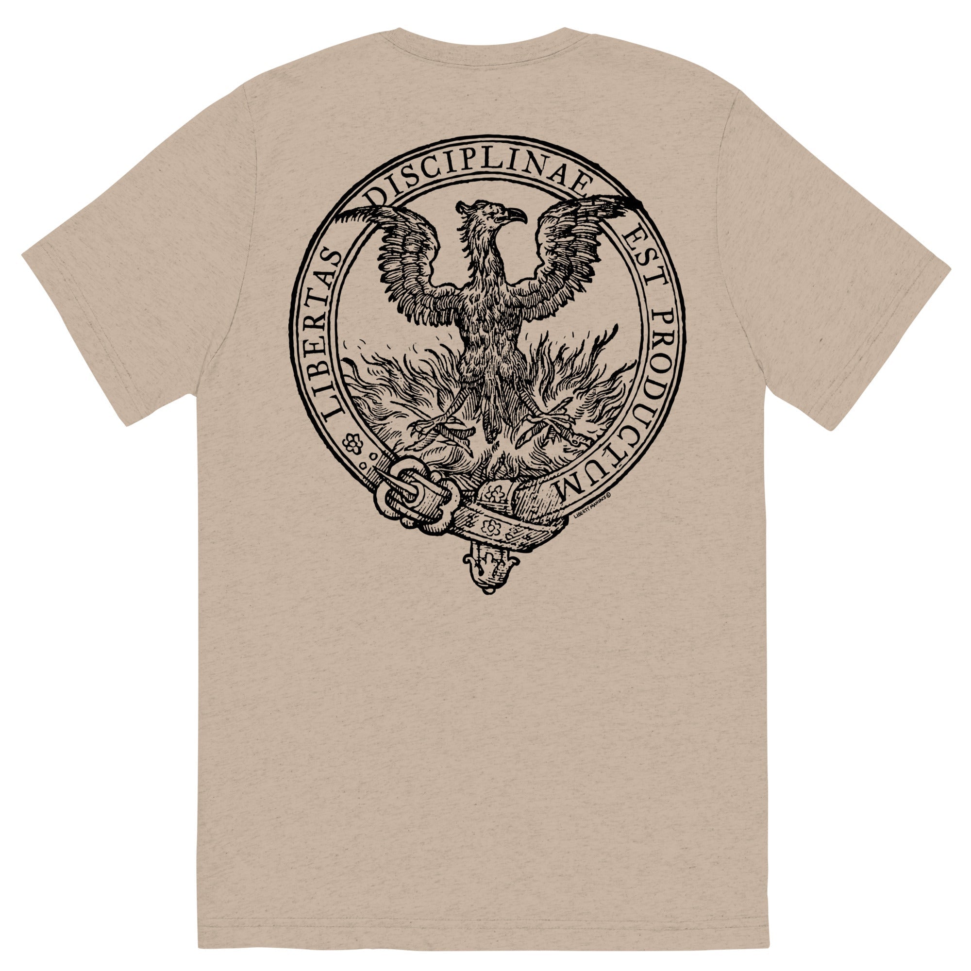Where Discipline Reigns Liberty Flourishes Tri-Blend Graphic T-Shirt