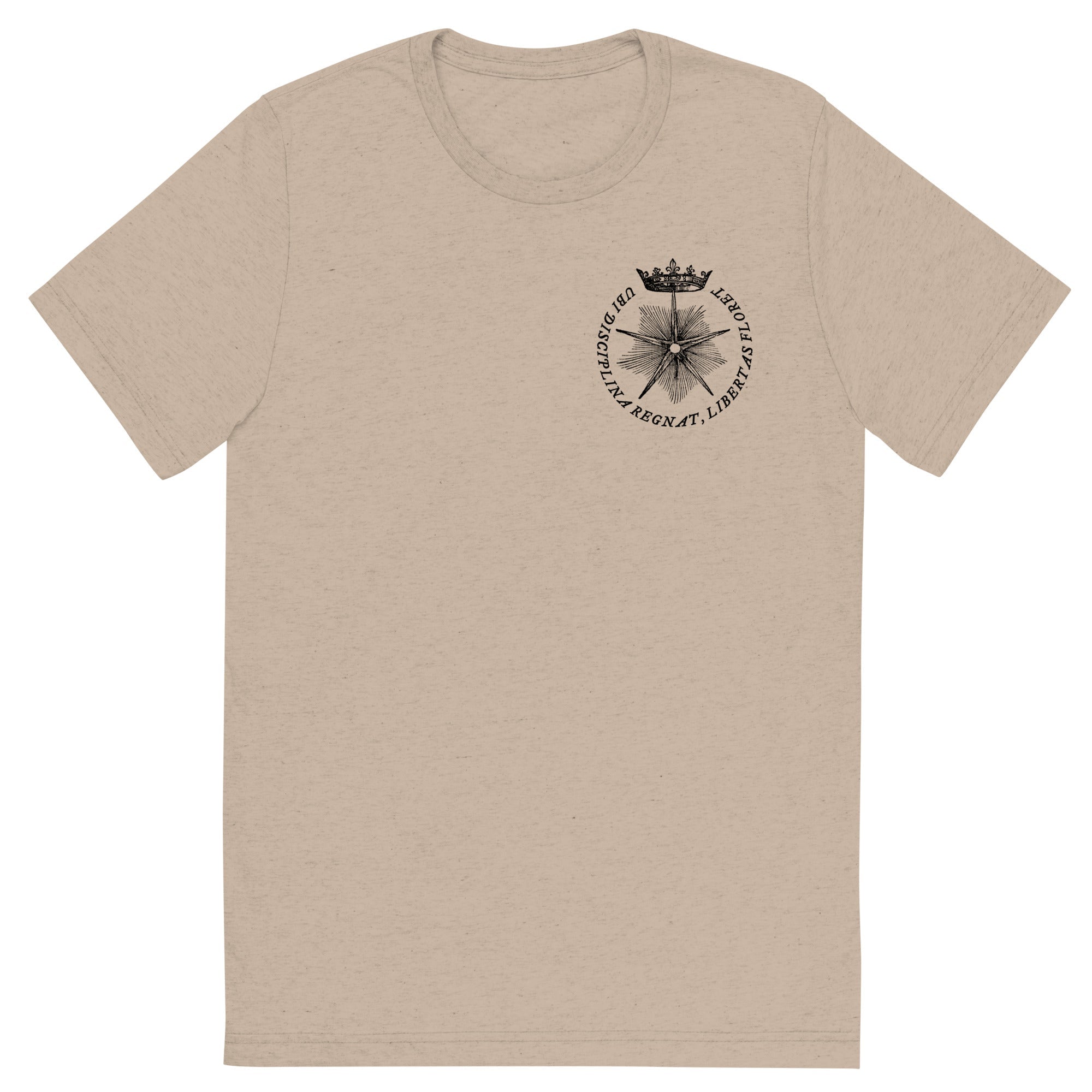 Where Discipline Reigns Liberty Flourishes Tri-Blend Graphic T-Shirt