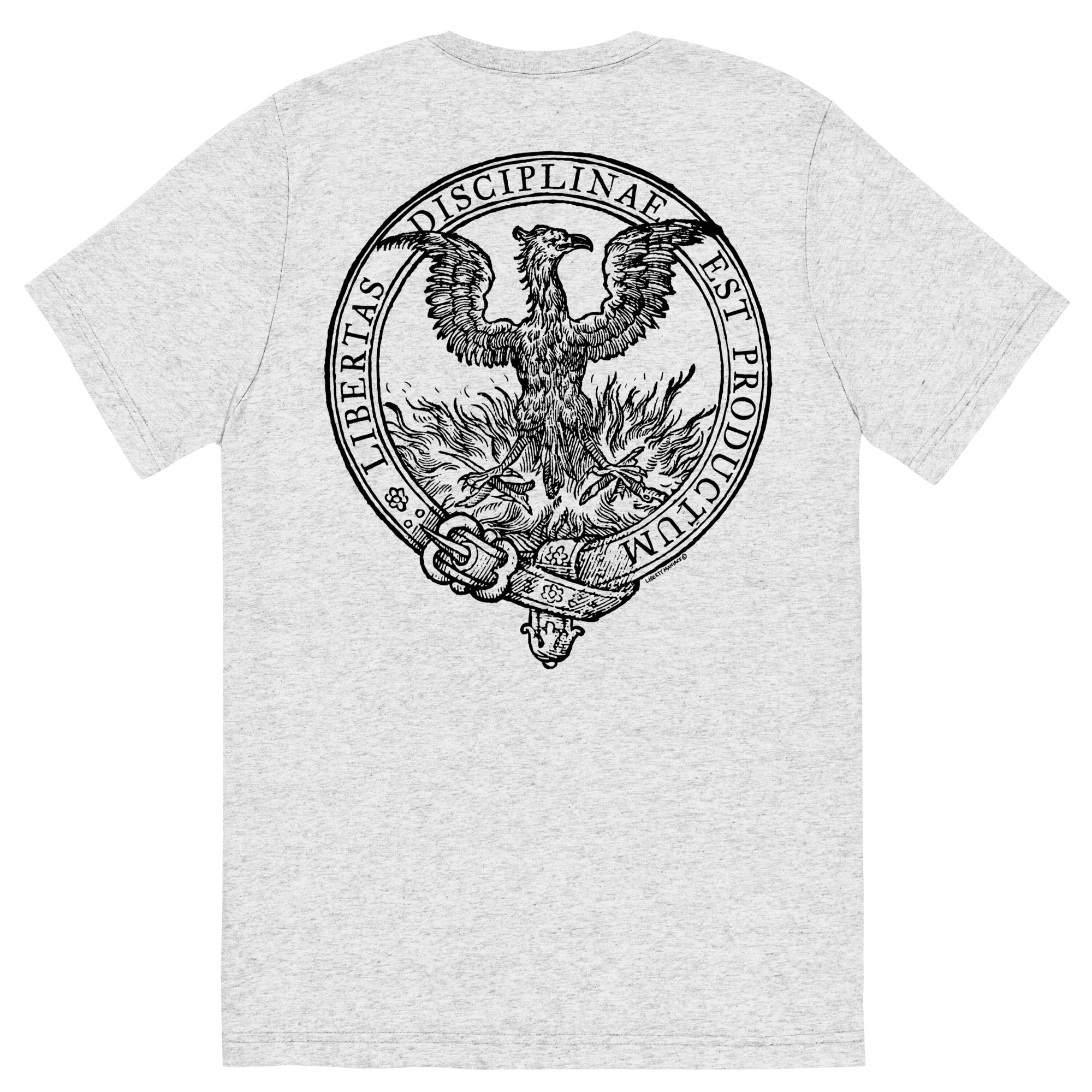 Where Discipline Reigns Liberty Flourishes Tri-Blend Graphic T-Shirt