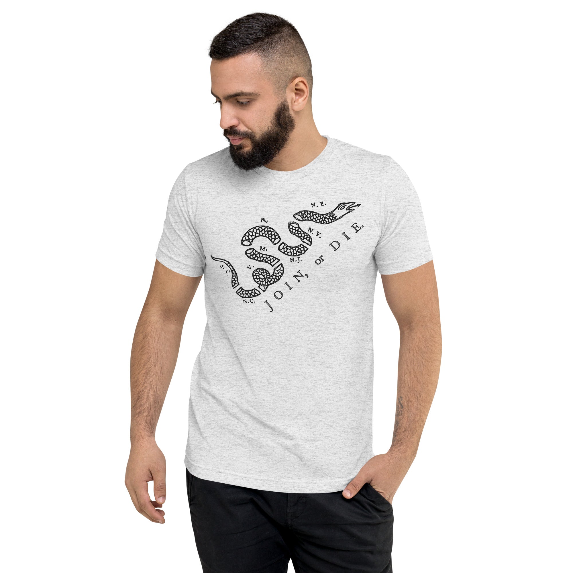 Join, or Die Tri-blend Graphic T-Shirt