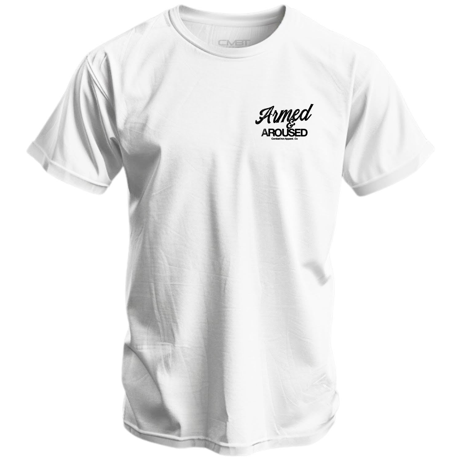 Armed and Aroused  Men's T-Shirt
