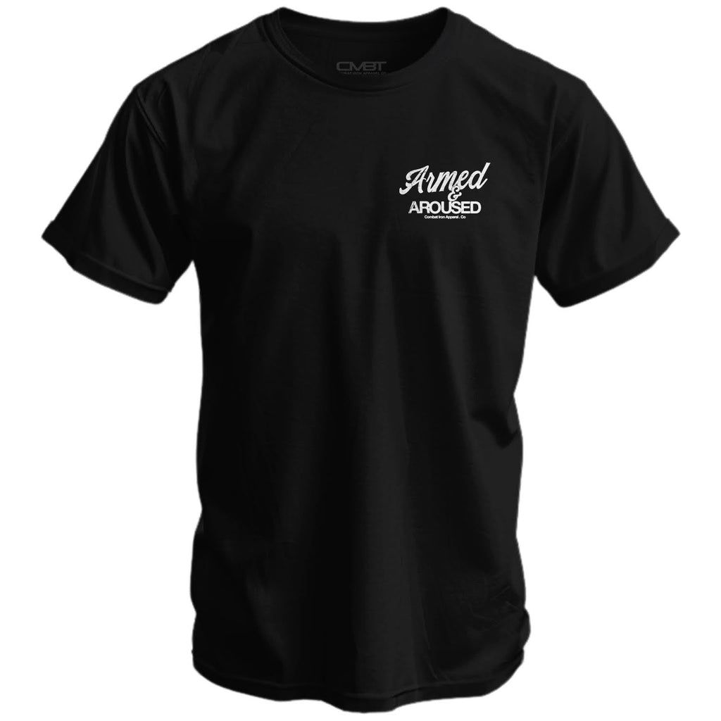 Armed and Aroused  Men's T-Shirt