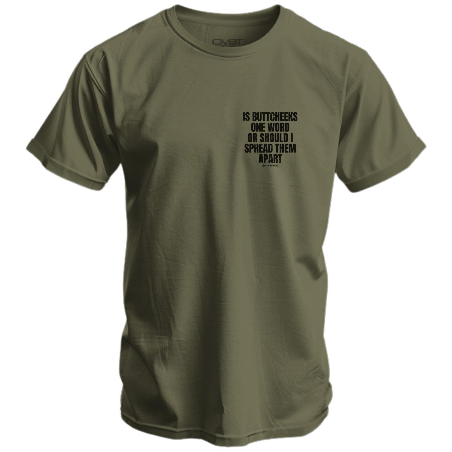 Is Buttcheeks One Word Or Should I Spread Them Apart Men's T-Shirt
