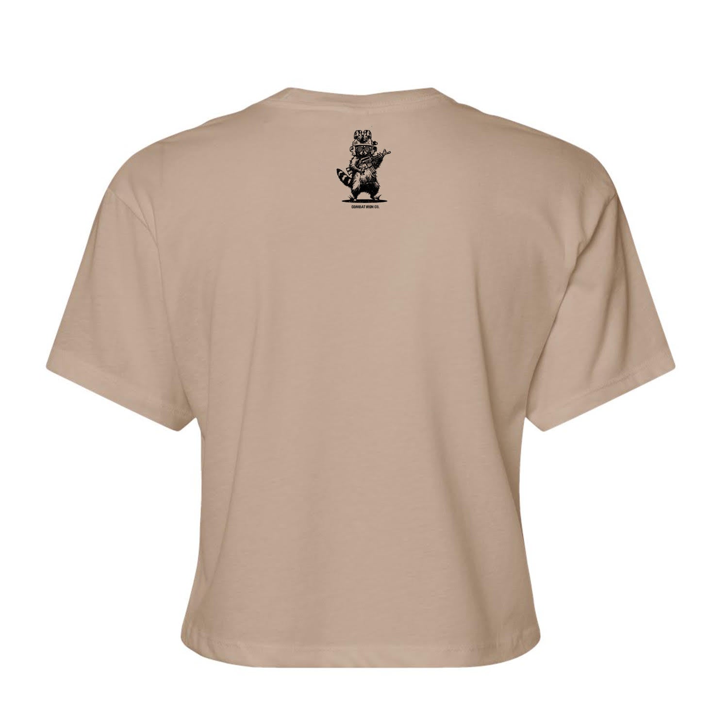 Lil Feral Raccoon Women's Crop T-Shirt