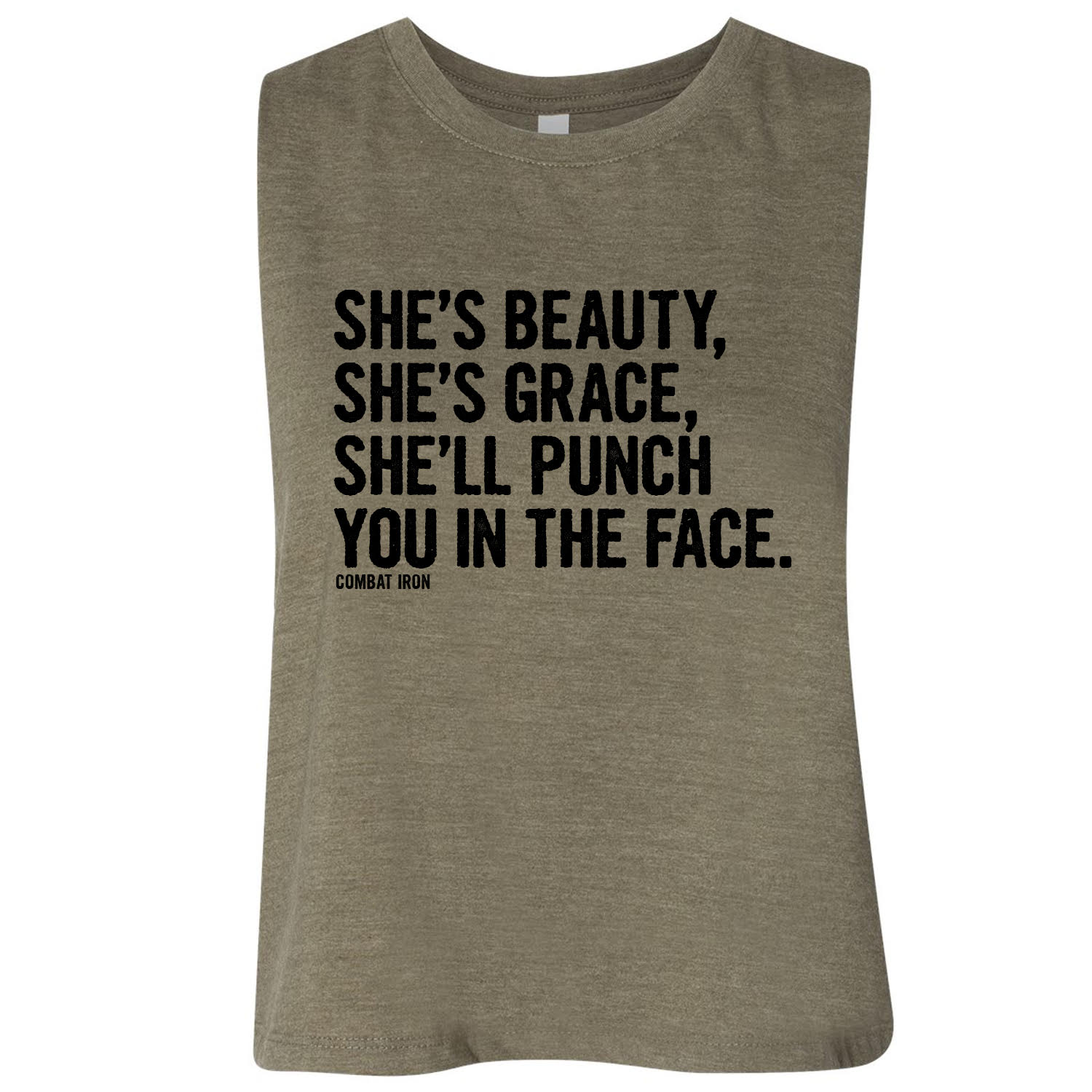 She's Beauty, She's Grace. Women's Tank Crop Top