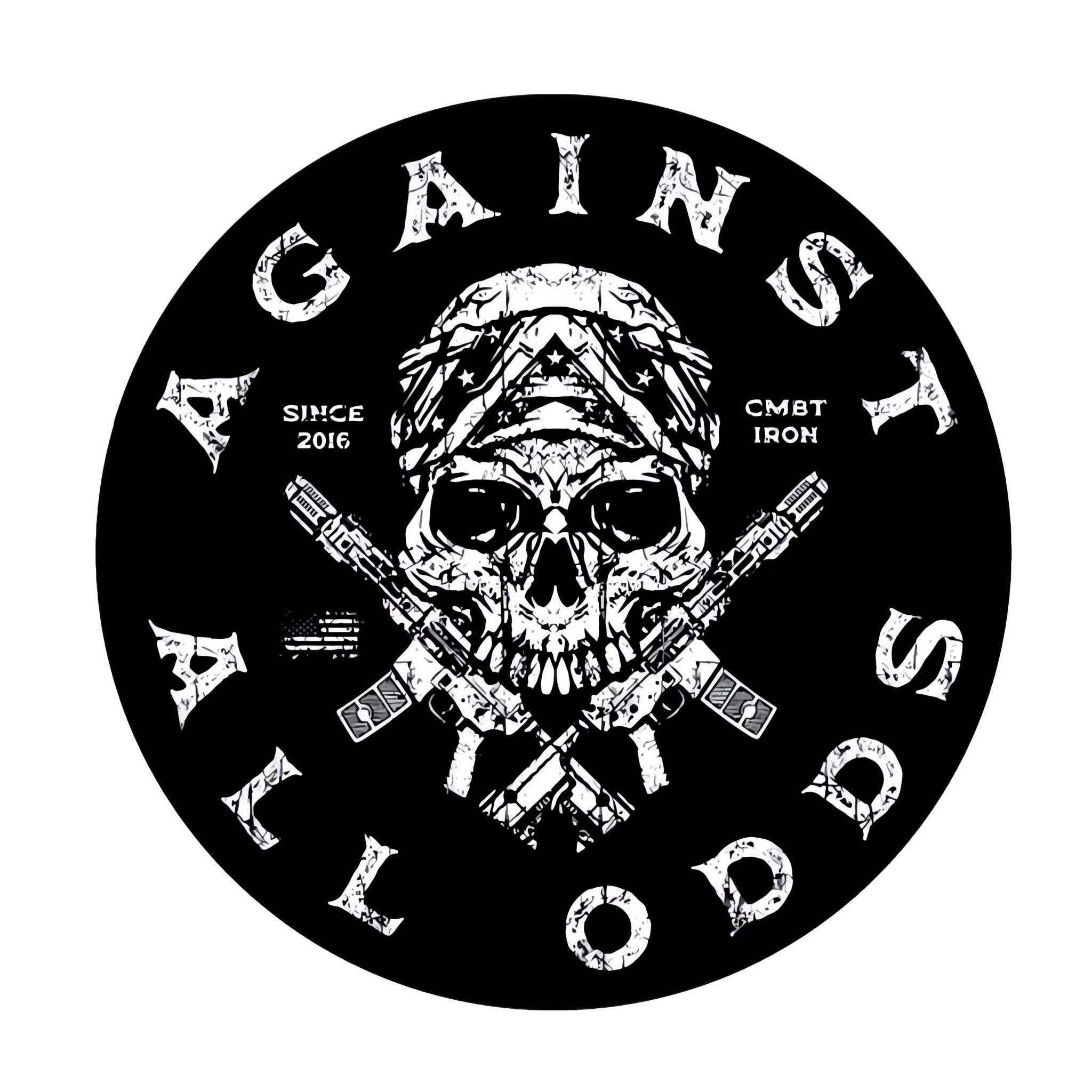 Against All Odd's Skull Decal