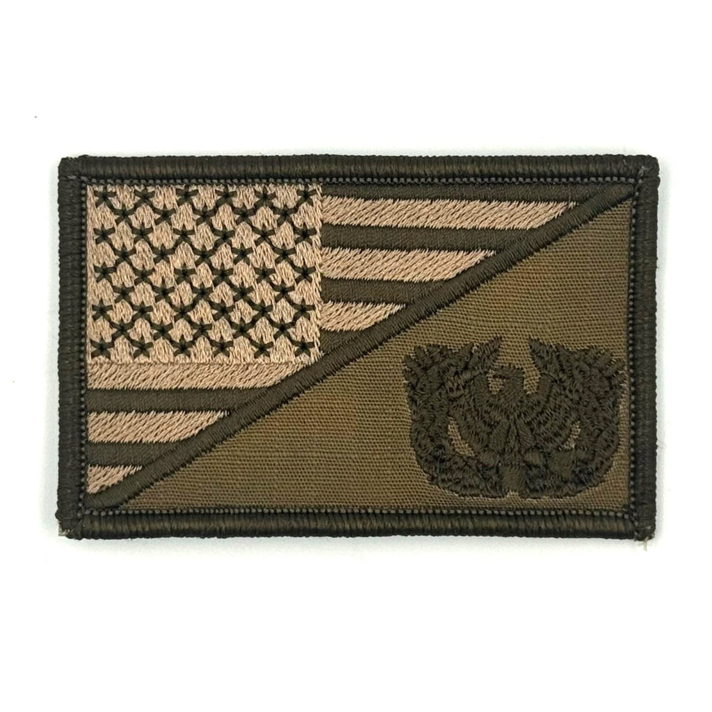 Warrant Officer - USA Flag - 2.25x3.5 Patch