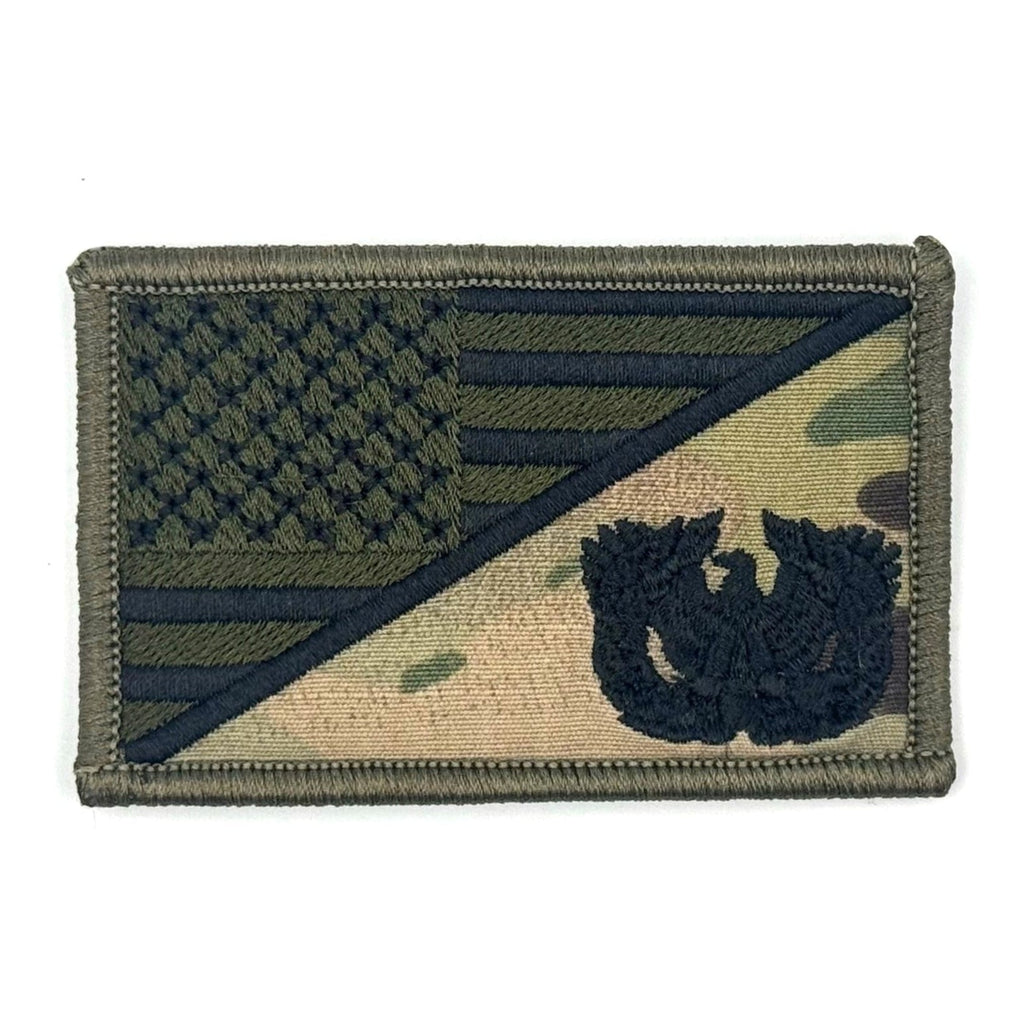Warrant Officer - USA Flag - 2.25x3.5 Patch