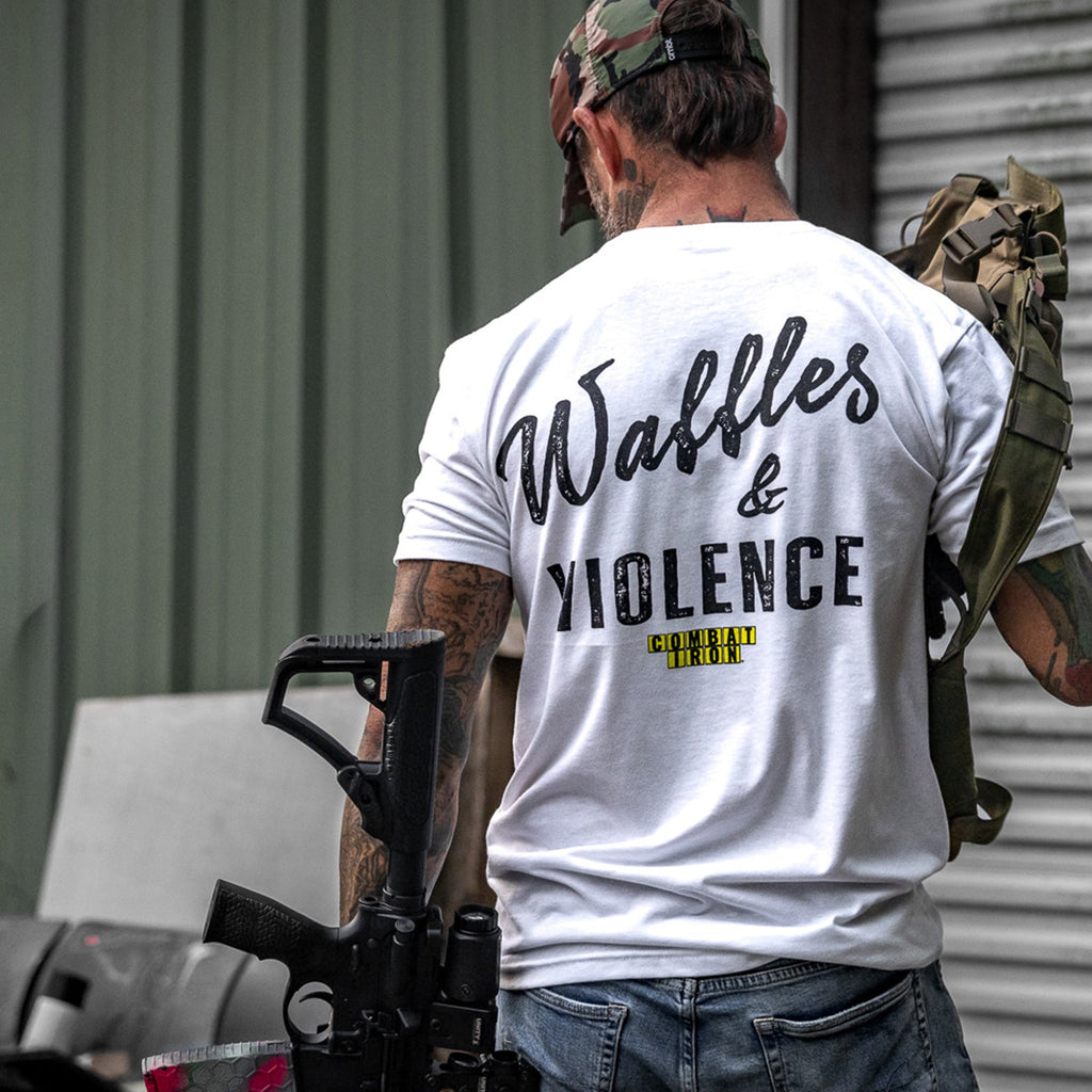 Waffles & Violence Men's T-Shirt