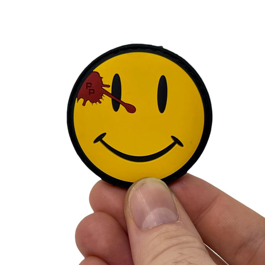 Watchmen Smiley Patch + Sticker