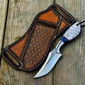 Western Style Cowboy Knife Turquoise Handle