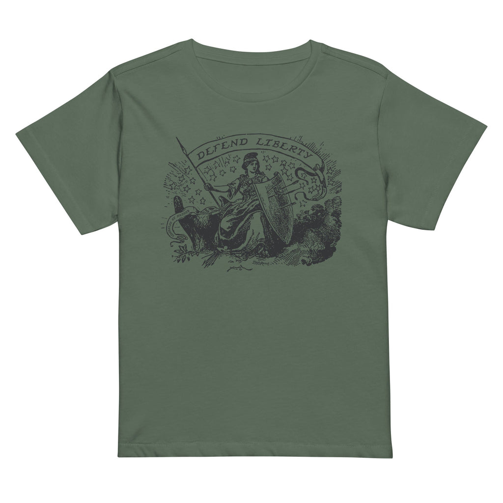 Defend Liberty Women’s high-waisted t-shirt