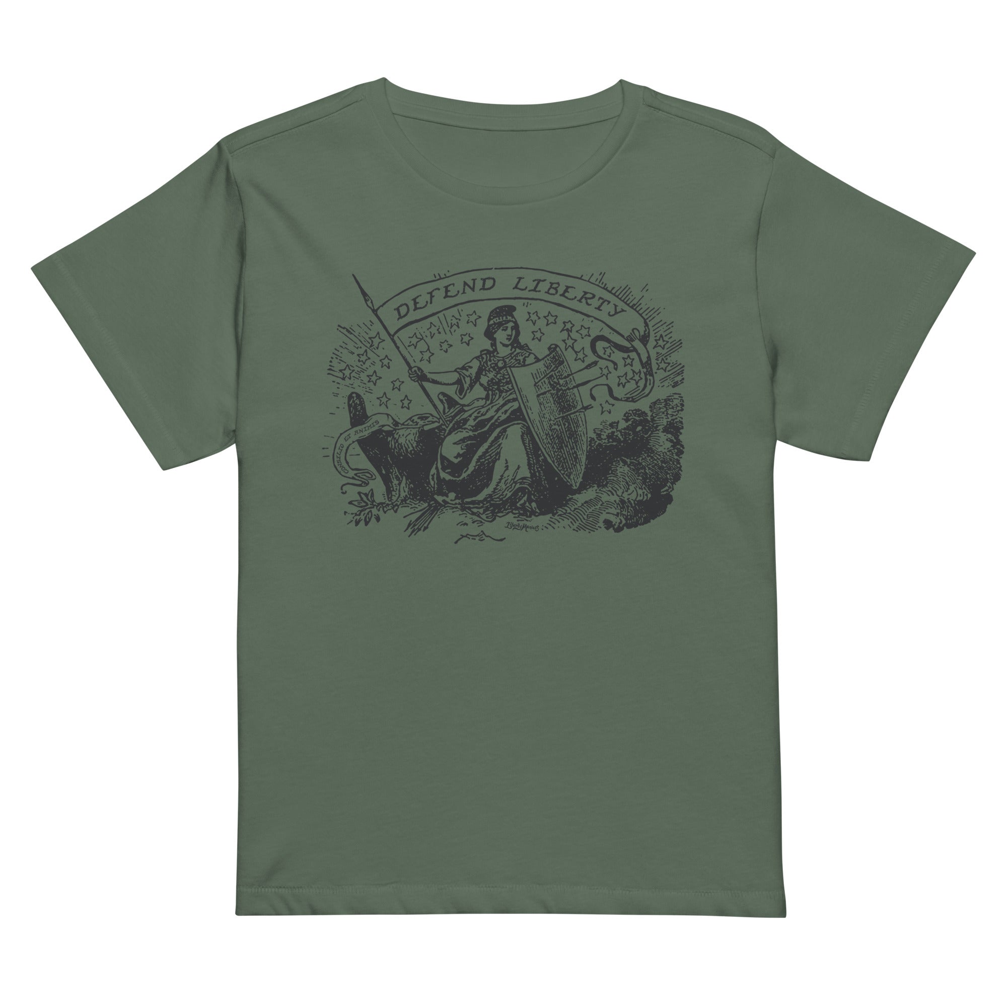 Defend Liberty Women’s high-waisted t-shirt