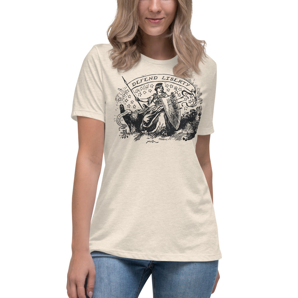 Defend Liberty Libertas Women's Relaxed T-Shirt