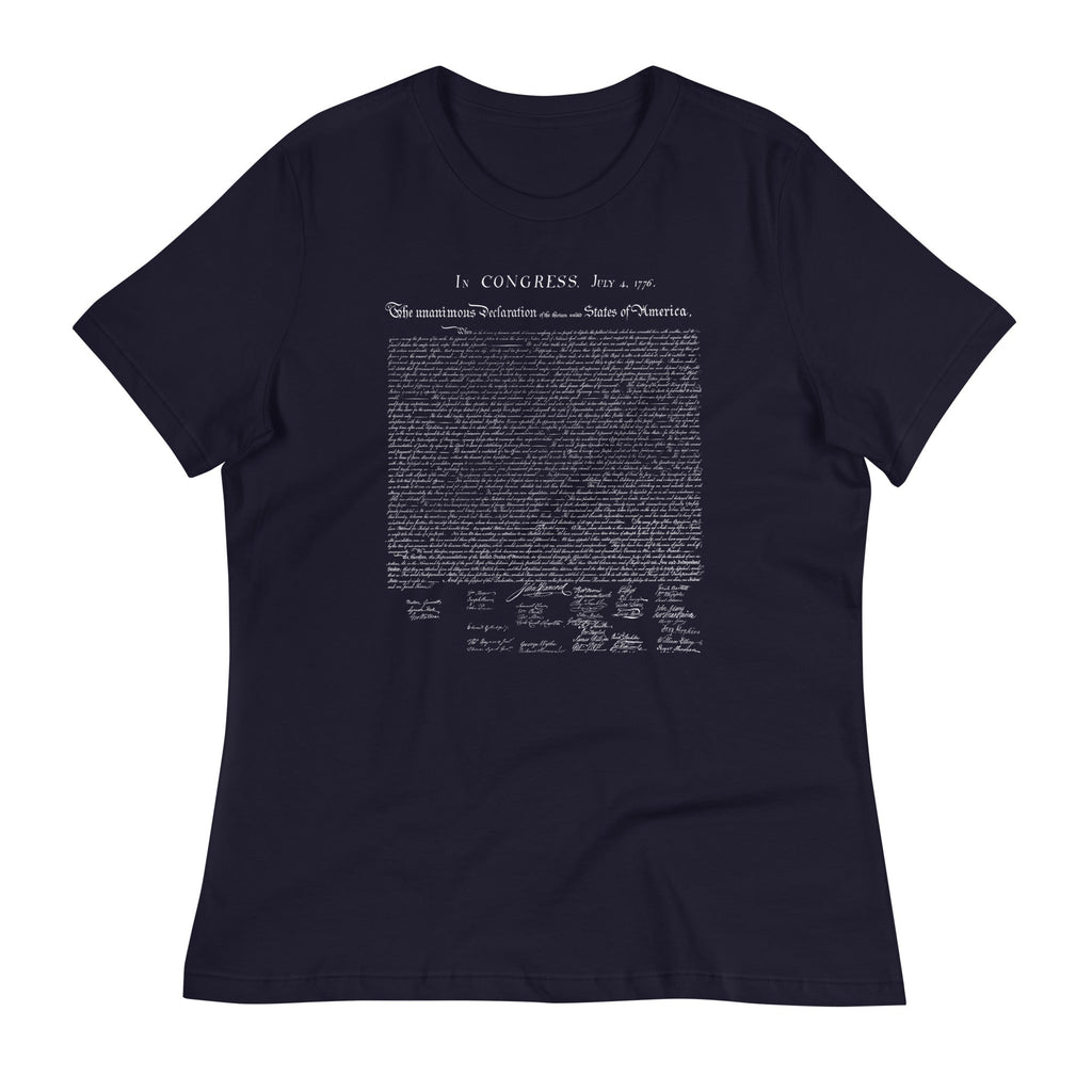 Declaration of Independence Women's Relaxed T-Shirt