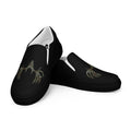 Buck Head Women's Black Canvas Slip-On Shoes