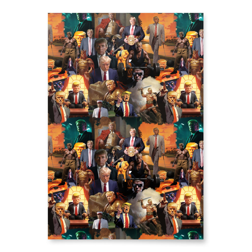 Ultra MAGA Trump Wrapping Paper