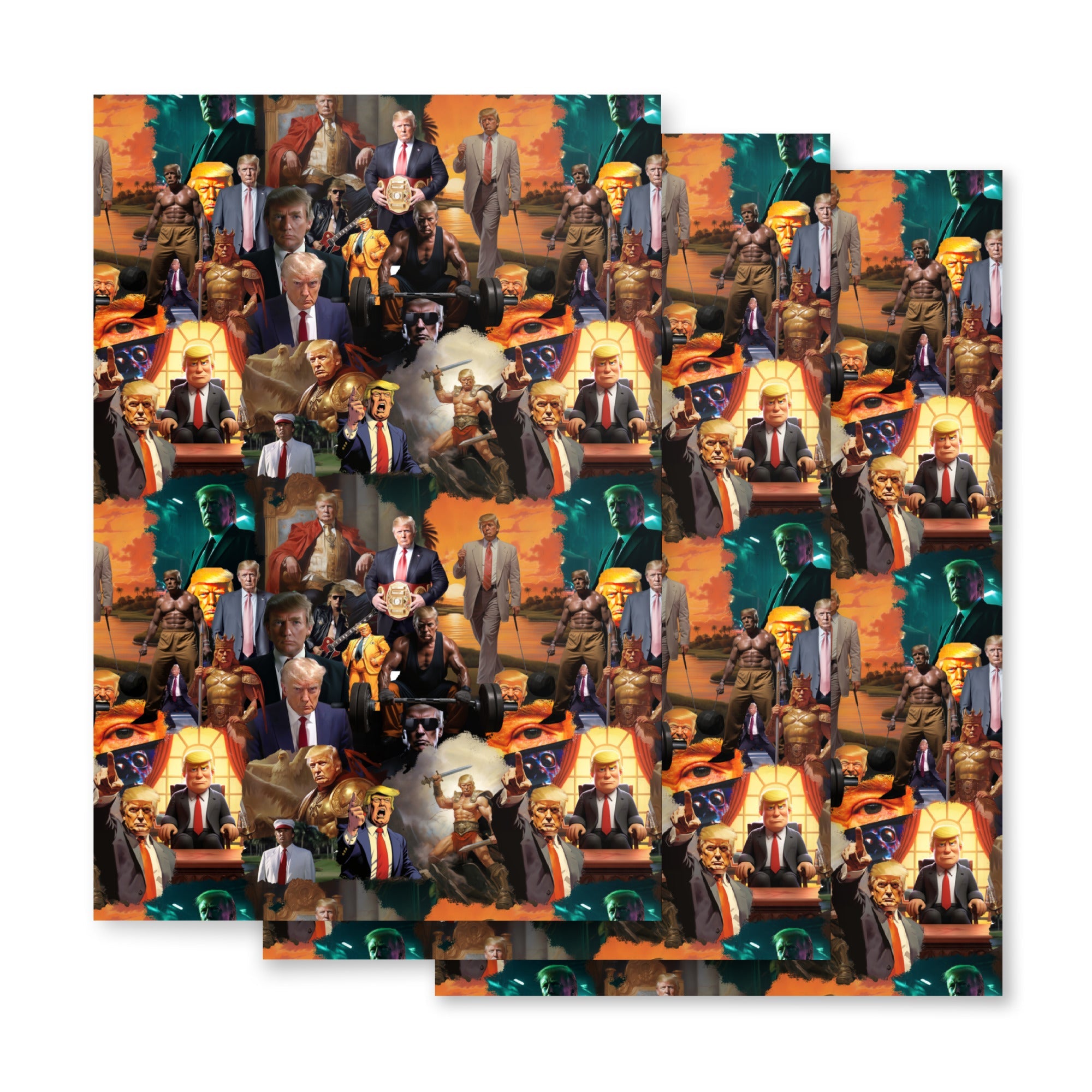 Ultra MAGA Trump Wrapping Paper