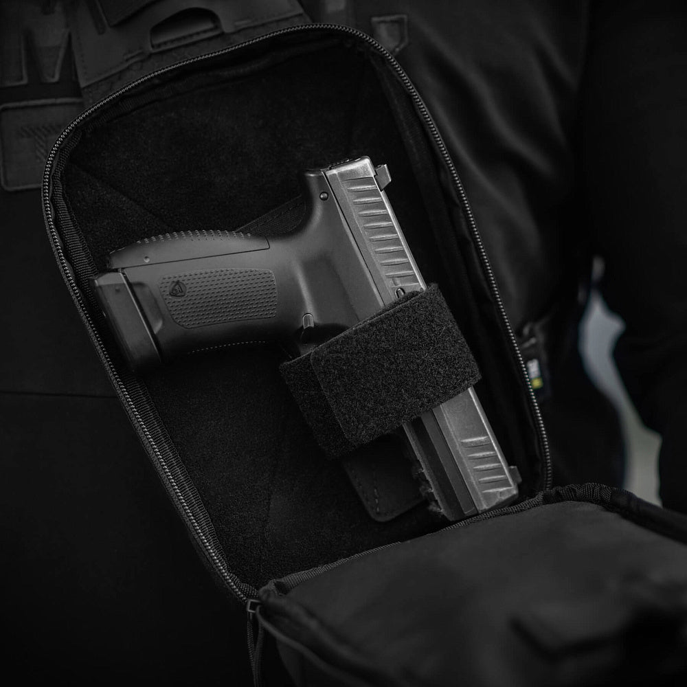 M-Tac Sling Pistol Bag Hex with Loop Panel