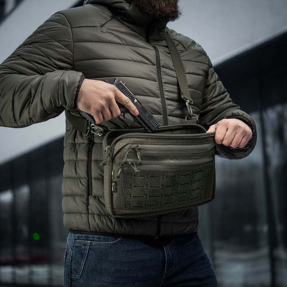 M-Tac Admin Bag Medium Elite with Velcro Hex